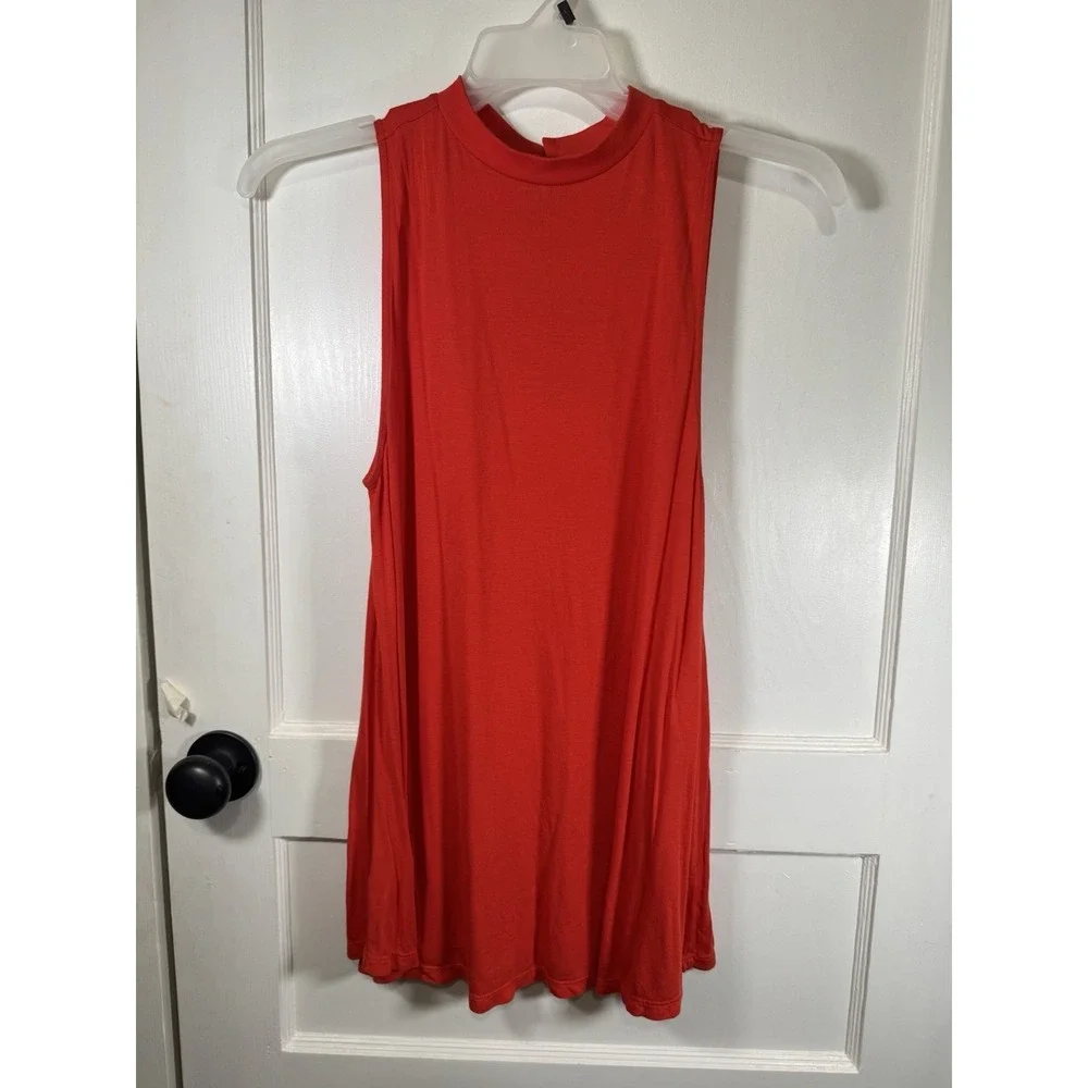 Loft Swing Tunic, Orange, Sleeveless Size M - Picture 2 of 6